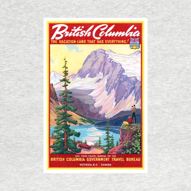 Vintage Travel Poster  Canada British Columbia 2 by vintagetreasure